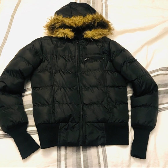 Bomber Puffer Winter Jacket Size S - Picture 5 of 5